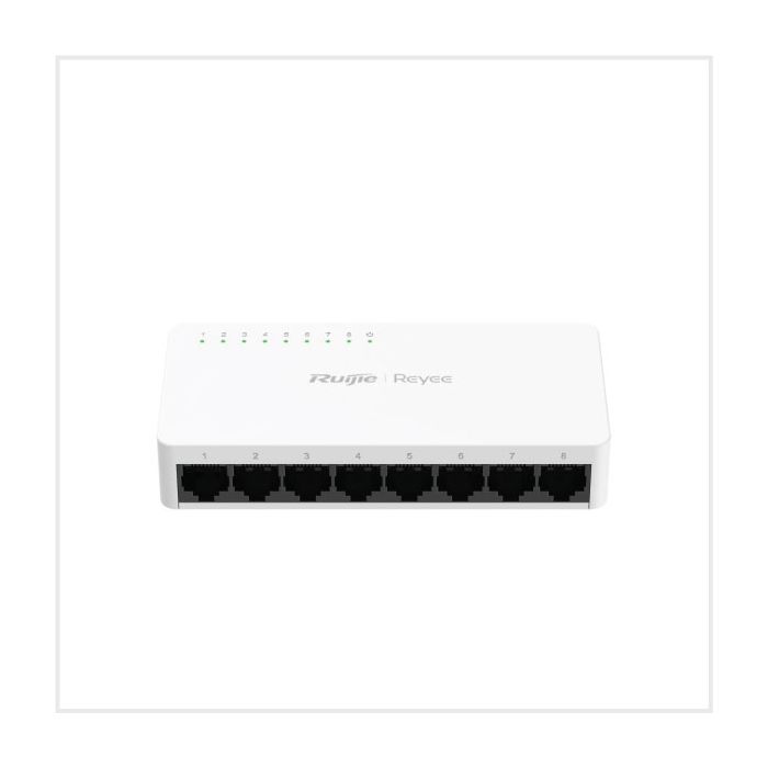 8-Port 10/100 Mbps Desktop Unmanaged Plastic Switch, RG-ES08F 8-Port 10/100 Mbps Desktop Unmanaged Plastic Switch, RG-ES08F