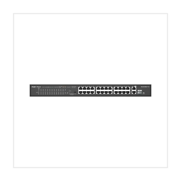 26-Port Unmanaged High-Density PoE Switch, RG-ES126S-LP V2 26-Port Unmanaged High-Density PoE Switch, RG-ES126S-LP V2
