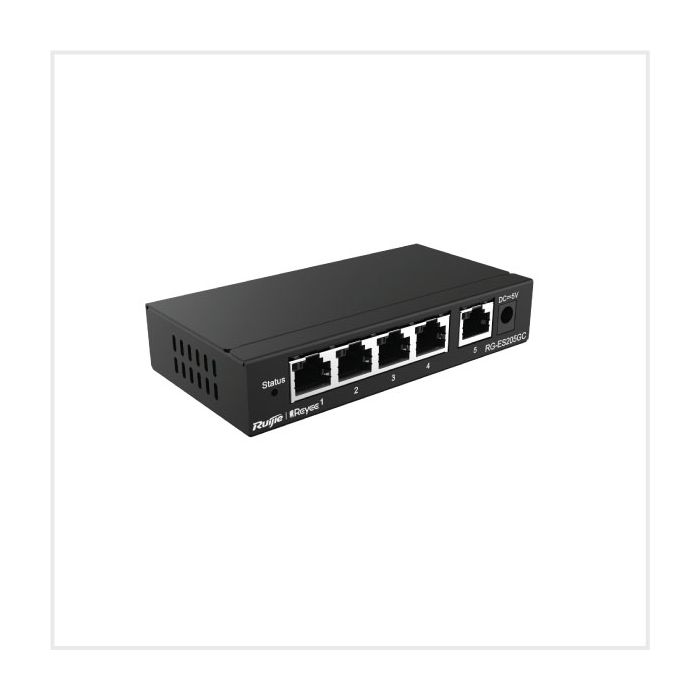 5-Port Gigabit Smart Cloud-Managed CCTV Switch, RG-ES205GC 5-Port Gigabit Smart Cloud-Managed CCTV Switch, RG-ES205GC