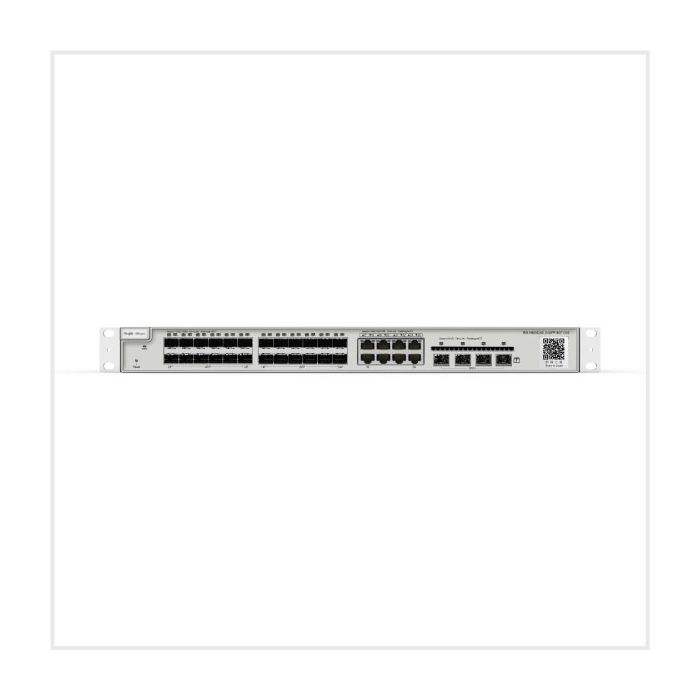 24-Port SFP Layer L2+ Managed Core Fibre Aggregation Switch, RG-NBS5200-24SFP/8GT4XS 24-Port SFP Layer L2+ Managed Core Fibre Aggregation Switch, RG-NBS5200-24SFP/8GT4XS