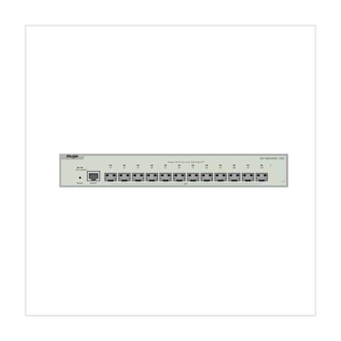 12-Port 10G Core Fibre Layer L3 Managed Switch, RG-NBS5500-12XS 12-Port 10G Core Fibre Layer L3 Managed Switch, RG-NBS5500-12XS