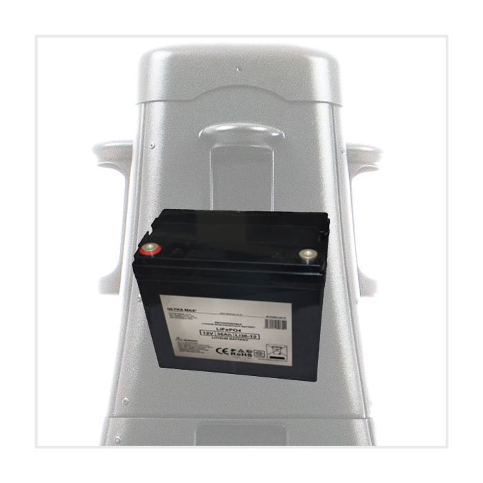 RapiDetect 12V 36Ah Lithium Battery, SLAUMXLI36-12