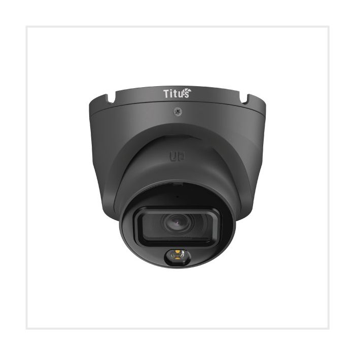 Titus 5MP Smart Dual Light HDCVI Fixed-focal Camera, TD-5COL-IL-TUR-FG