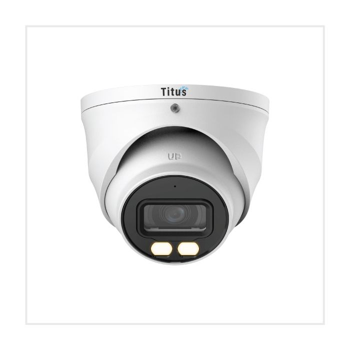 Titus 4K Smart Dual Light HDCVI Fixed-focal Camera, TD-8COL-IL-TUR-FW
