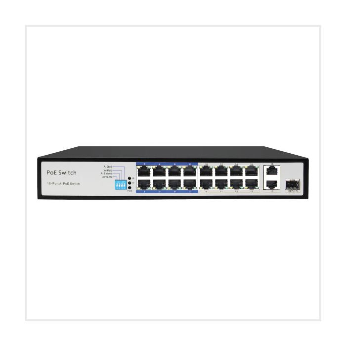 Titus 18-Port Fast PoE Switch, TD-POESWITCH-POE16
