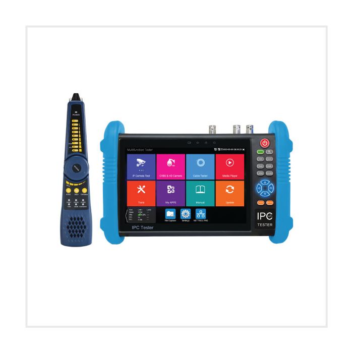 Camera Tester with 7" Touch Screen & Digital Cable Tracer, TITUS-TEST-7-6IN1-HS-WT