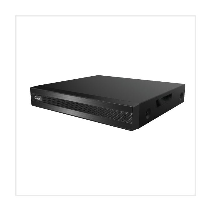 6MP 8CH Compact NVR with 1 SATA 3.0 (8TB HDD), VIPER-NVR-6MP-8-8TB