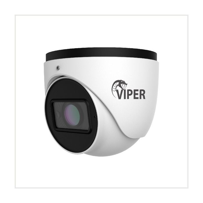 Viper 5MP Motorised HD Analogue Turret Camera (White), TURVIP-HD5-MW