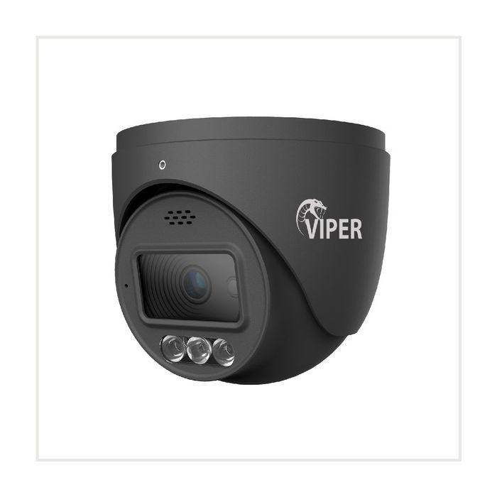 4MP Dual Illumination AI Turret Network Camera, TURVIP4MPS2-AD2-FG