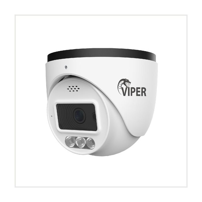 4MP Dual Illumination AI Turret Network Camera, TURVIP4MPS2-AD2-FW