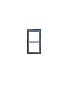 Dahua Two-Modular Aluminum Front Panel for VTO4202F-X Series Video Door Stations., VTM125