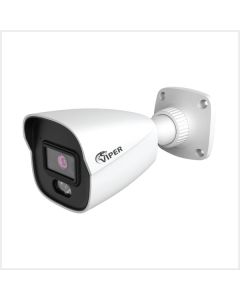 6MP Fixed Smart Dual-Illumination Bullet Camera with People Detection (White Housing), BULLETVIP-6IL-FW