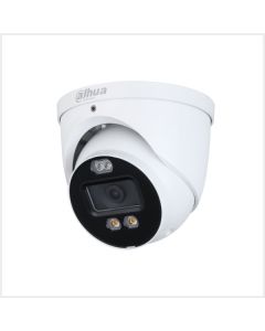 Dahua 4K HDCVI Full-Colour Active Deterrence Fixed Turret Camera (White), DH-HAC-ME1809HP-A-PV-0280B