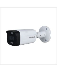 Eagle 8MP/4K Fixed Lens Full-colour Active Deterrence HDCVI IR Bullet Camera, EAGLE8C-AD-BUL-FW