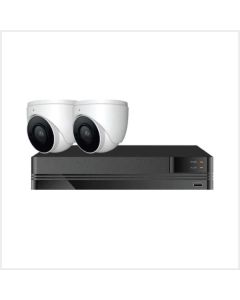 Kestrel IP CCTV Kit - 4 Channel 1TB Kestrel NVR with 2x 2MP IR Waterproof Dome Cameras, IP-KIT-KES-4-2