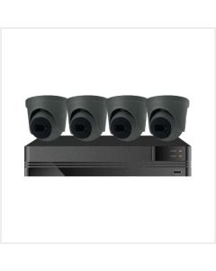 Kestrel NVR Kit - 4 Channel 1TB Kestrel NVR with 4 x 4K Fixed Eyeball Cameras, IP-KIT4K-KES-4-4