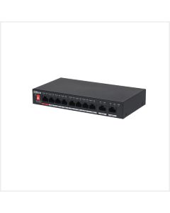 10-Port Unmanaged Desktop Switch with 8-Port PoE, PFS3010-8ET-96-V2