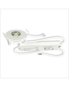 Emergency Mini Downlight (Self Test, Open Lens), PTMINISPOT-1W-OL/ST