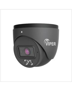 2MP Fixed Smart Dual-Illumination Turret Camera with People Detection (Grey Housing), TURVIPS4-2IL-FG