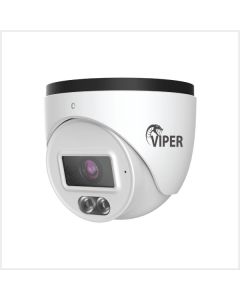 2MP Fixed Smart Dual-Illumination Turret Camera with People Detection (White Housing), TURVIPS4-2IL-FW