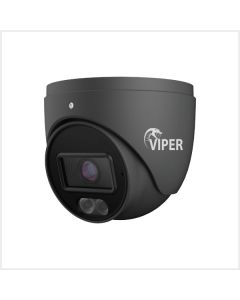 6MP Fixed Smart Dual-Illumination Turret Camera with People Detection (Grey Housing), TURVIPS4-6IL-FG