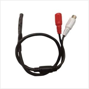 Powered Microphone for your CCTV Camera (Power & RCA), ACC007