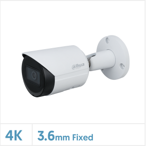 8MP Lite IR Fixed Lens Bullet Network Camera (White), DH-IPC-HFW2831SP-S-0360B-S2