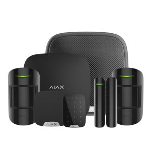 Ajax Hub Kit Plus 3 House with Keypad (Black), 23338.48.BL1