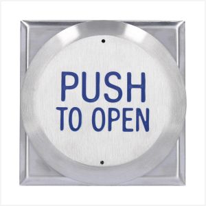CDVI Large All-Active Push To Open Exit Button, Flush Mount, RTE-PTOF
