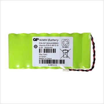 Visonic Ni-MH 9.6V 1800mAh (8x1.2V AA), 0-9912-G