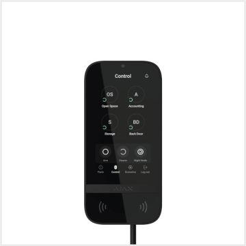 Ajax Superior KeyPad TouchScreen Fibra ASP, 143607.226.BL1