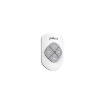 Dahua Wireless Remote Control with 4 buttons for Away arm, Stay arm, Disarm, and SOS functions., DHI-ARA24-W2(868)