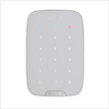 Ajax KeyPad Plus with RFID reader, 26101.83.WH1