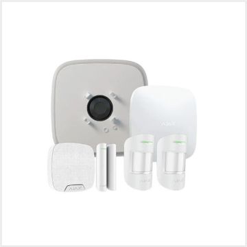 Superior Ajax Kit 1 Hub2 (2G) + MP DD House (8PD) White, Security Alarm System Kit, 75935.211.WH1