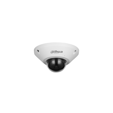Dahua 5MP Vandal-proof Fisheye Camera with advanced WizMind 5 series features., DH-IPC-EB5541P-M12-DAE-SA-CER