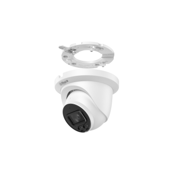 Dahua 4MP Smart Dual Light Eyeball Camera with 3.6mm Fixed Lens - White housing., DH-IPC-HDW2449TMP-S-IL-0360B
