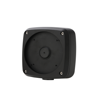 Dahua Junction Box Mounting Accessory with IP66 weatherproof and IK10 vandal-resistant ratings., DH-PFA124-B-V2-Black