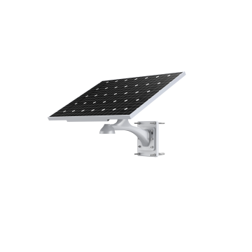 Dahua Solar Power Mount System with 125W monocrystalline solar panel and integrated camera mount., DH-PFM378-B125-CB-V3
