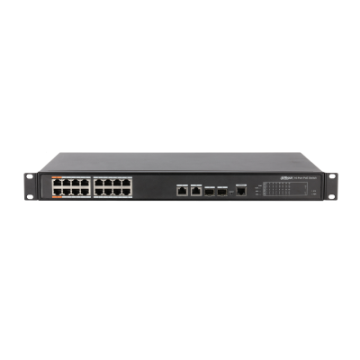 Dahua 16-Port Gigabit PoE+ Switch with 4 SFP Uplinks., DH-PFS4420-16GT-240