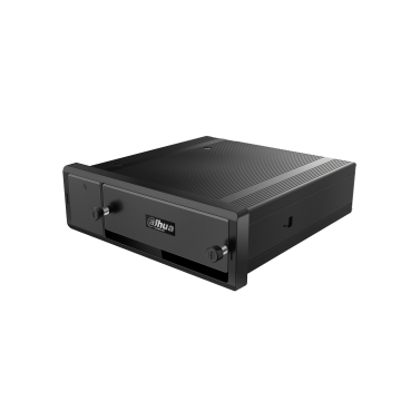 Dahua Mobile Video Recorder with AI-powered intelligent functions including face detection, license plate recognition, drowsy driving detection, and lane departure warning., DHI-DAE-MXVR8212-GFWI-Black