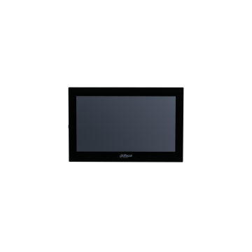 Dahua Android Video Intercom Indoor Monitor with 10-inch TFT capacitive touch screen., DHI-VTH5341G-W-Black