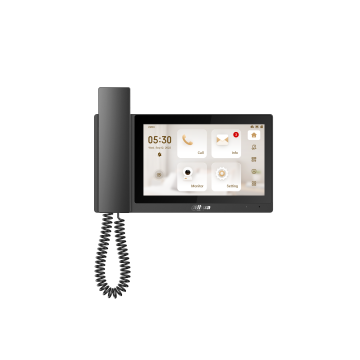 Dahua 7 inch Indoor Monitor for Video Intercom System., DHI-VTH5421E-H-Black