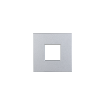 Dahua Modular Card Reader Bracket in silver, designed to facilitate the installation of third-party card readers onto compatible video door stations., DHI-VTO4202F-MRB