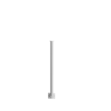1 metre mounting pole for security equipment installation., ITSXS-1301-0F
