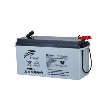 150W Solar Battery for security systems., PFM372-150-CNF