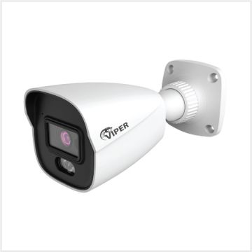 6MP Fixed Smart Dual-Illumination Bullet Camera with People Detection (White Housing), BULLETVIP-6IL-FW