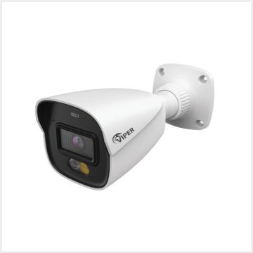 VIPER 8MP Smart Dual-Illumination 2.8mm IP Turret  White, BULLETVIPS4-4KIL-FW