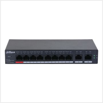 Dahua 10-Port Cloud Managed Desktop Switch with 8-Port PoE, DH-CS4010-8ET-110