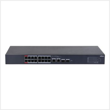 18-Port Cloud Managed Desktop Switch with 16-Port PoE, DH-CS4218-16ET-135