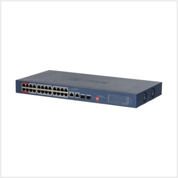 Dahua 28-Port Cloud Managed Desktop Gigabit Switch with 24-Port PoE, DH-CS4228-24GT-375